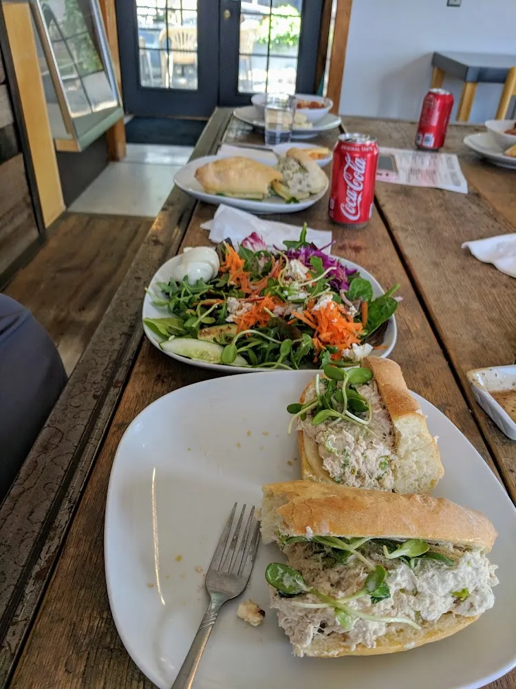 Tuna Salad Sandwich House Salad